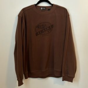 Fleece crew neck Men’s size Large Gear for Sports Alaska Westerdam logo